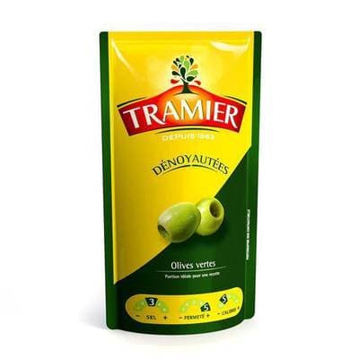 Tramier Olives vertes dénoyautées, 100g