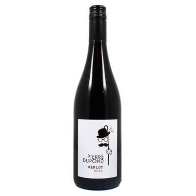 Vin de pays d'Oc rouge IGP Merlot Pierre Dupond, 75cl