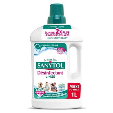 Sanytol Désinfectant Linge Anti-Odeurs Parfum Fraîcheur Active, 1L