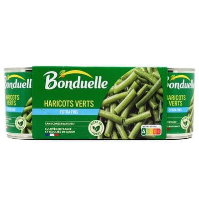 Bonduelle Haricots Verts Extra fins, 3x110g