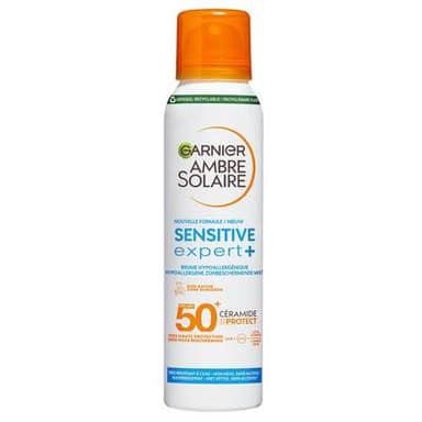 Ambre Solaire Brume Sèche Protection Solaire FPS50+, 150ml