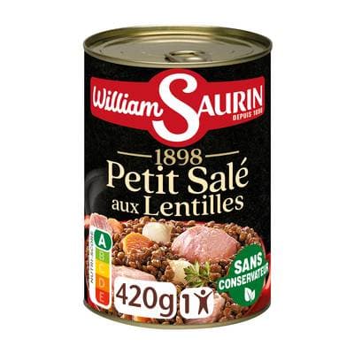 William Saurin Petit Salé aux Lentilles, 420g