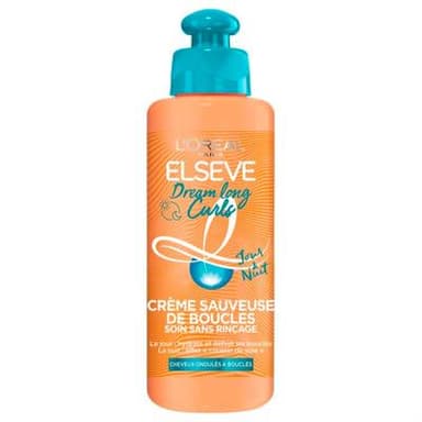 Elsève Crème cheveux Sauveuse de Boucles Parfaites Sans Rinçage Anti-Frisottis, 200ml