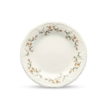 Collection Retro Assiette plate 16cm brown flower Retro