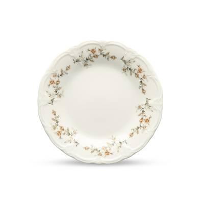 Collection Retro - Assiette plate 16cm brown flower Retro