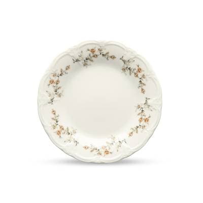 Collection Retro Assiette plate 16cm brown flower Retro