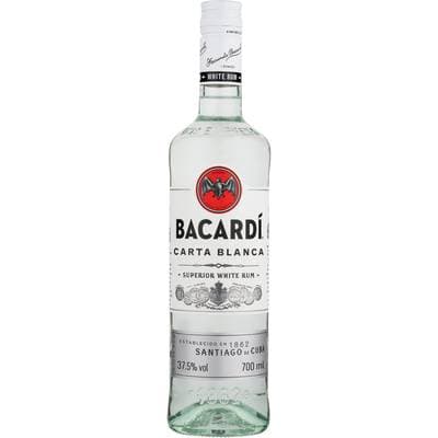 Bacardi Rhum blanc Carta Blanca 37,5°, 70cl