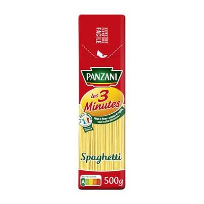 Panzani Pâtes Spaghetti Cuisson Rapide 3 minutes, 500g