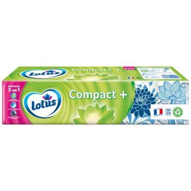 Lotus Mouchoirs Etuis compact, 24 etuis