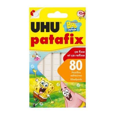 Uhu Pâte adhésive blanches patafix, 80  pastilles
