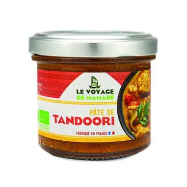 Le Voyage de Mamabé Pâte de curry tandoori bio, 105g