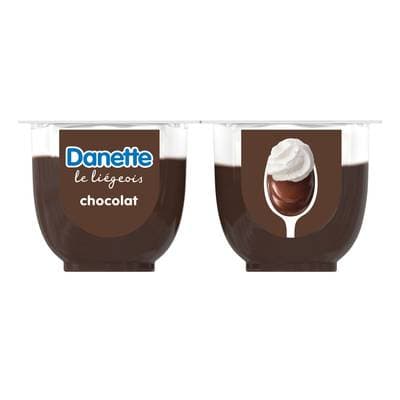 Danette Liégeois au Chocolat, 4x100g