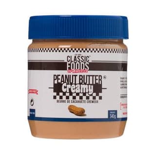 Classic Foods of America Peanut Butter Creamy - Beurre de cacahuètes crémeux, 340g