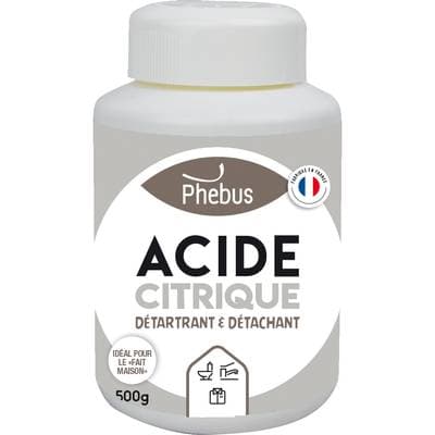 Phébus Acide citrique en poudre, 500g