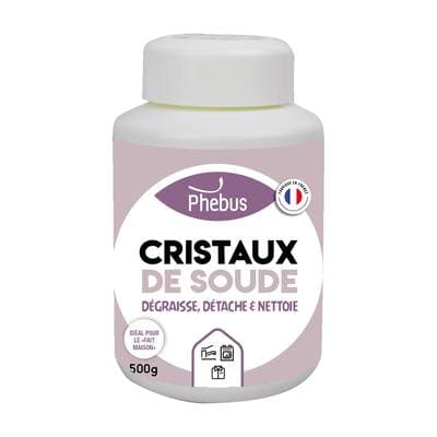Phébus Cristaux de soude dégraisse détache et nettoie, 500g
