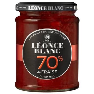 Leonce Blanc Préparation au Fraises 70%, 320g
