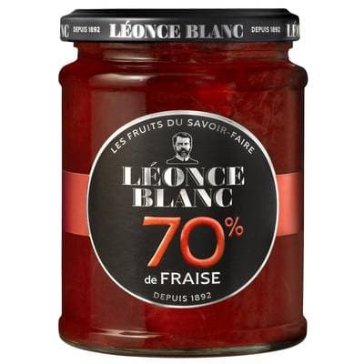Leonce Blanc Préparation au Fraises 70%, 320g
