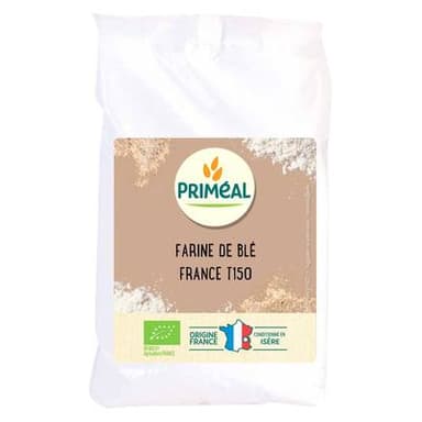 Priméal Farine de blé T150 bio, 1kg