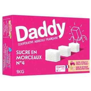 Daddy Sucre en morceaux n°4, 1kg