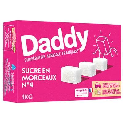 Daddy Sucre en morceaux n°4, 1kg