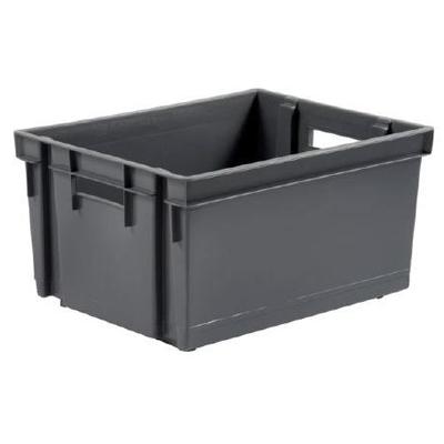 3086960020606 - Eda - Bac de rangement gris 30L