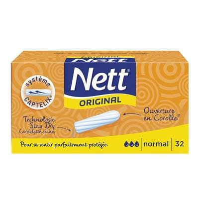 Nett Tampons hygiéniques original flux normal, 32  pièces