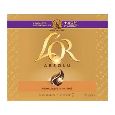 L'or Espresso Café Moulu Absolu, 2x250g