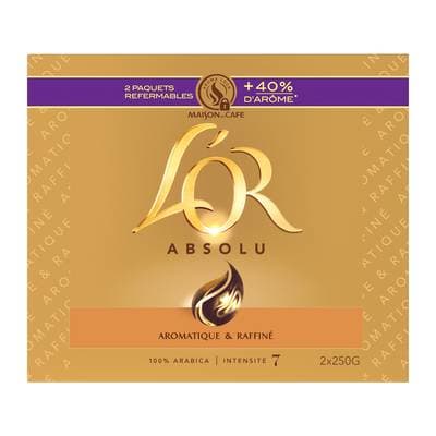 L'or Espresso Café Moulu Absolu, 2x250g