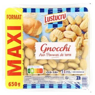 Lustucru Gnocchi aux Pommes de Terre, 650g