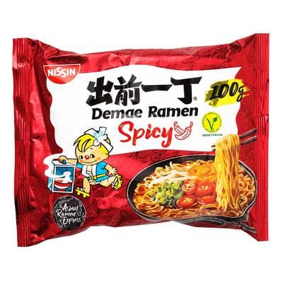 Nissin Soupe Nouilles Japonaises Ramen Epicées en sachet, 100g