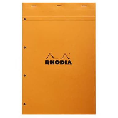 Rhodia Classic Un Bloc-notes 21 x 31,8 cm petits carreaux N°20, 160  pages
