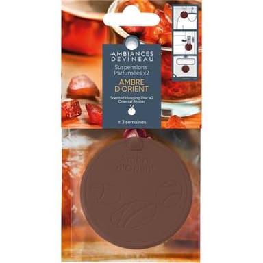 Ambiances Devineau 2 Suspensions parfum Ambre d'Orient