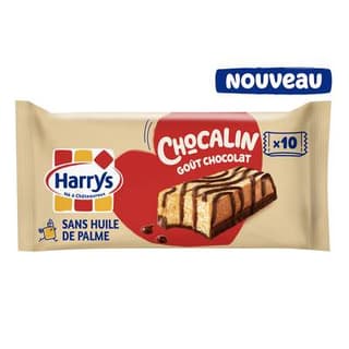 Harrys Gâteaux moelleux Cacao et Chocolat Chocalin, 8 gâteaux - 350g