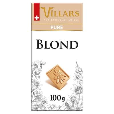 Villars Tablette Chocolat Blond, 100g