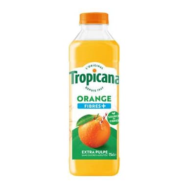 Tropicana Jus d'orange extra pulpe, 75cl