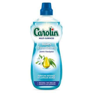 Carolin Nettoyant Multi-usages parfum aux huiles essentielles Jasmin & Eucalyptus, 1l