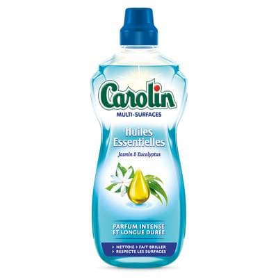 Carolin Nettoyant Multi-usages parfum aux huiles essentielles Jasmin & Eucalyptus, 1l