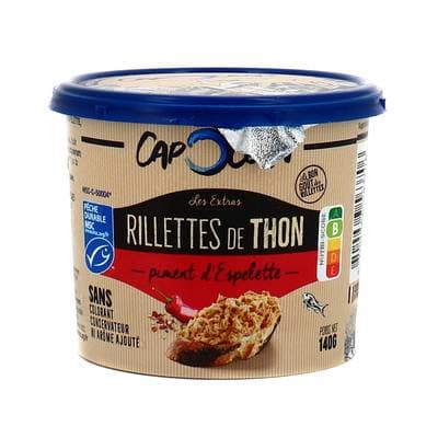 Cap Ocean Rillettes de Thon au Piment d'Espelette, 140g