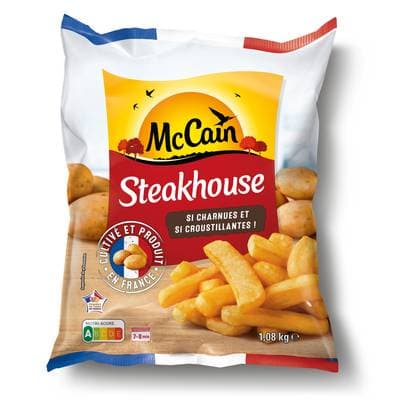 McCain  Frites Friteuses Steakhouse, 1,08kg