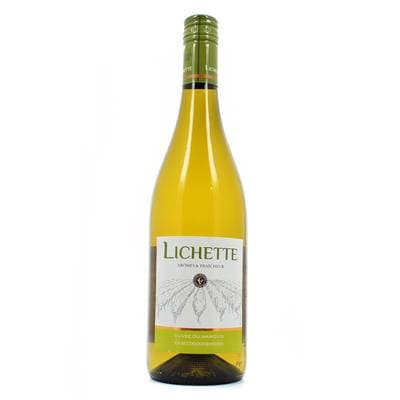 Vin De Table Blanc sec Lichette, 75cl