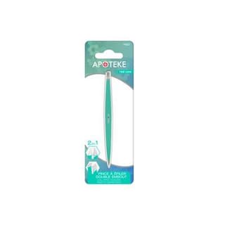 Apoteke Pince à épiler double embout, 1 pièce