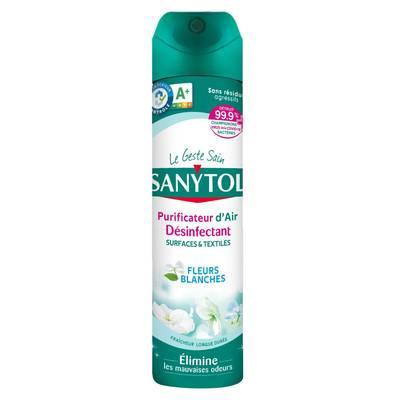 Sanytol - Désodorisant désinfectant Fleurs Blanches
