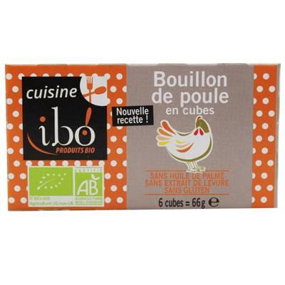 3609060004606 - Ibo - Bouillon de poule en cube bio 