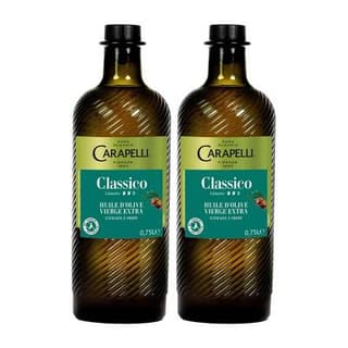 Carapelli Huile d'Olive Vierge Extra Classico, Lot de 2x75cl