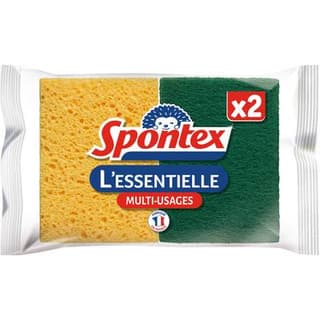 Spontex Eponge Essentielle, 2 éponges