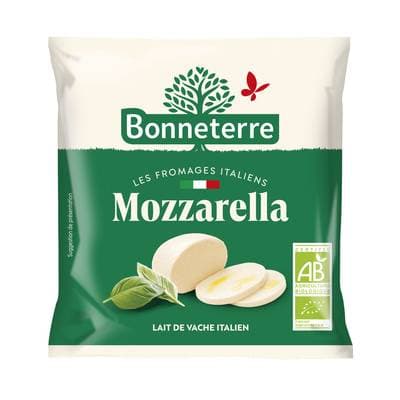 Bonneterre Mozzarella Bio, 100g