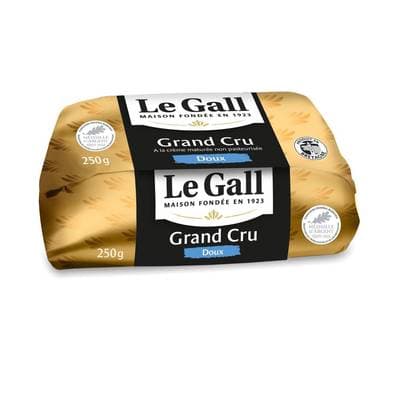 Le Gall Beurre de Baratte Doux au Lait Cru, 250g