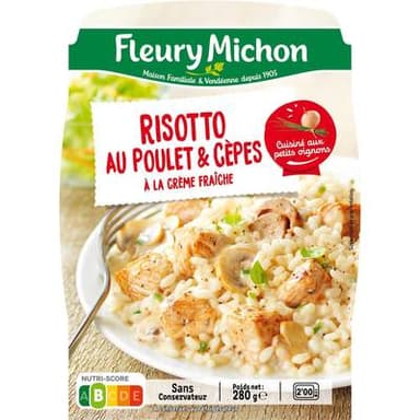 Fleury Michon Poulet Risotto & Cèpes à la Crème Fraîche, 280g