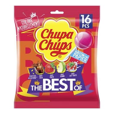 Chupa Chups Sucette Best Of, 16 sucettes