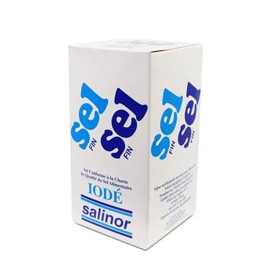 Salinor Sel fin de table iodé, 1kg